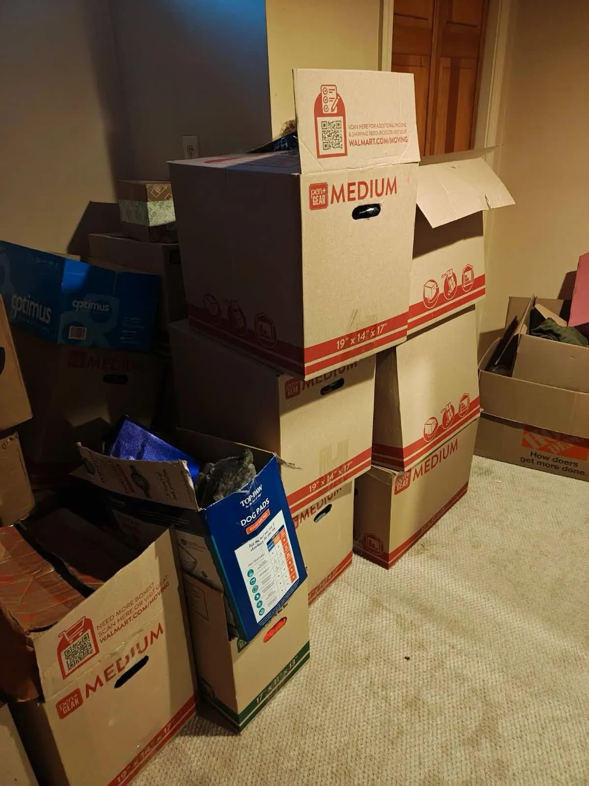 Room being cleared during estate clean out